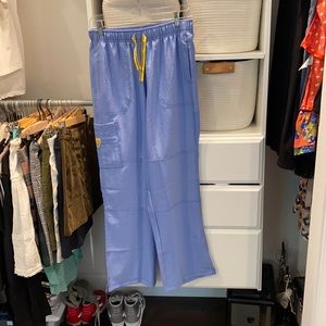 Ceil blue scrub pants